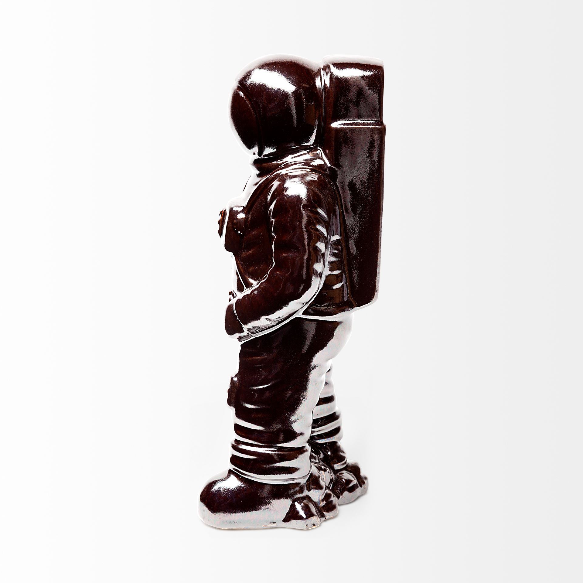 Figurine d'astronaute galvanisée