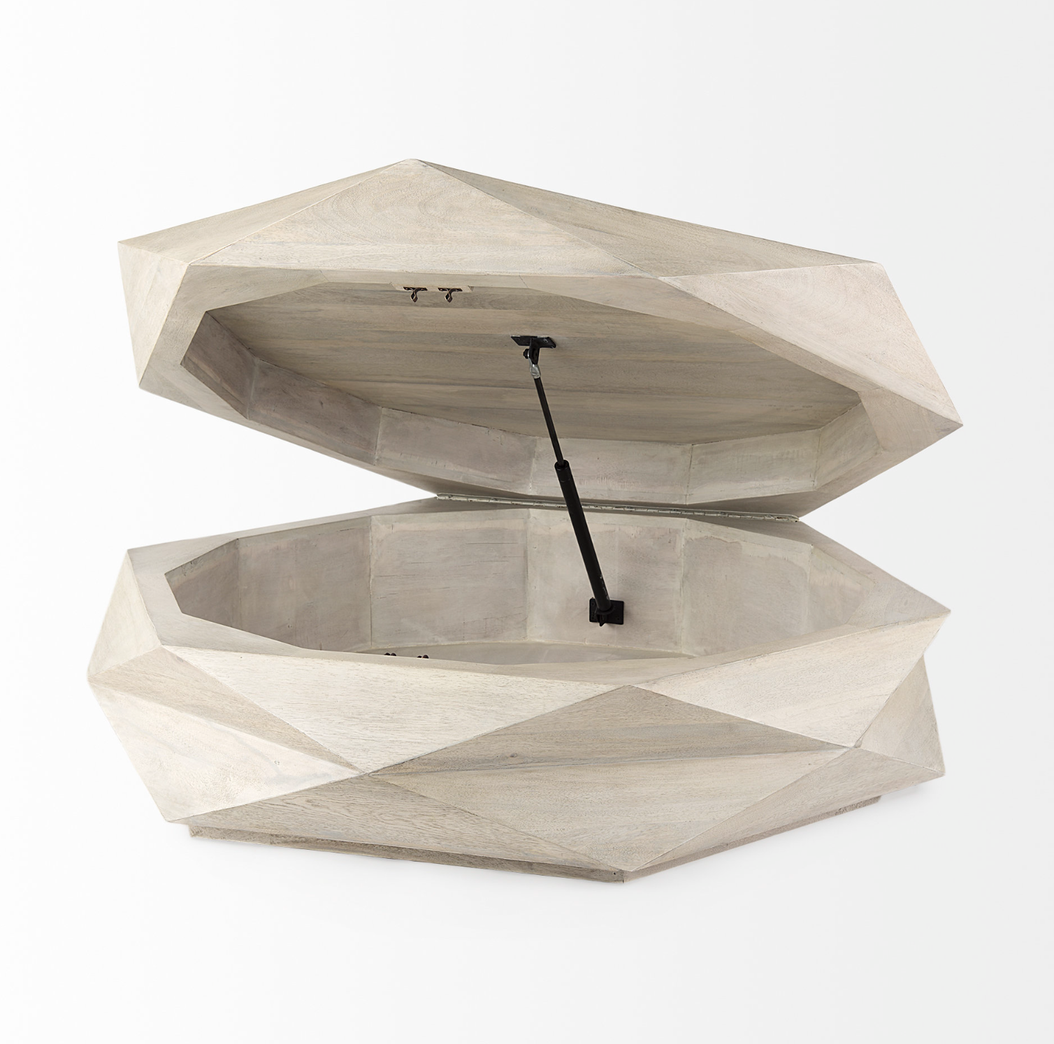 Table basse de rangement hexagonale Arreto