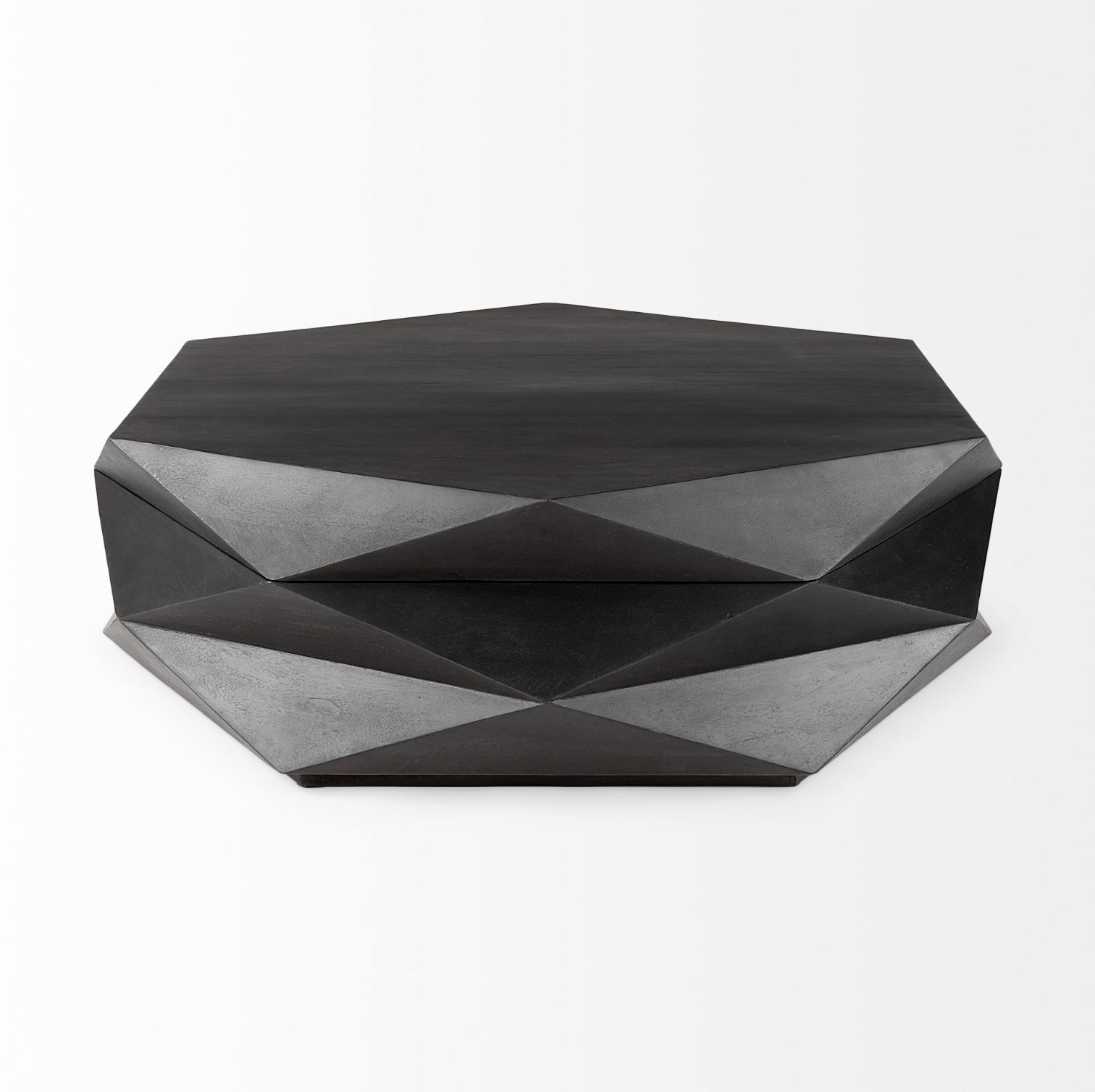 Table basse de rangement hexagonale Arreto