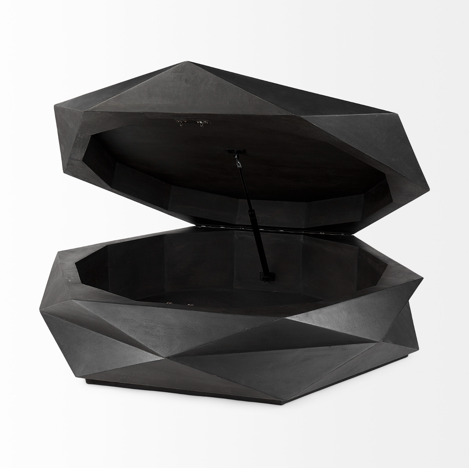 Table basse de rangement hexagonale Arreto