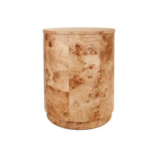 Table d'appoint en bois de ronce d'Arsenio