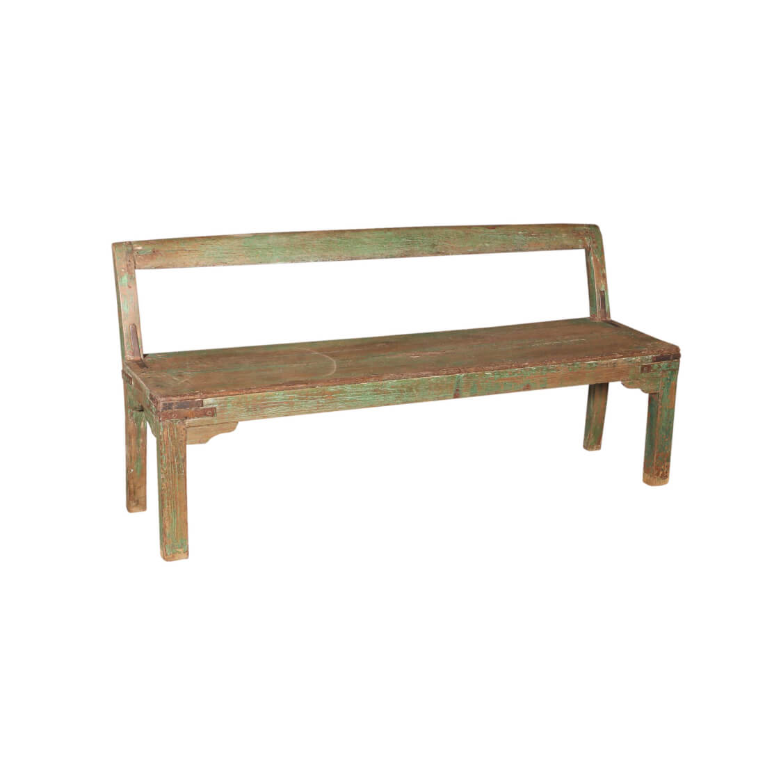 Banc en teck artisanal