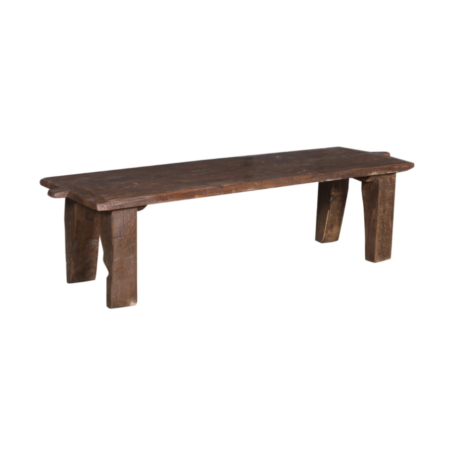 Table en teck fabriquée artisanalement