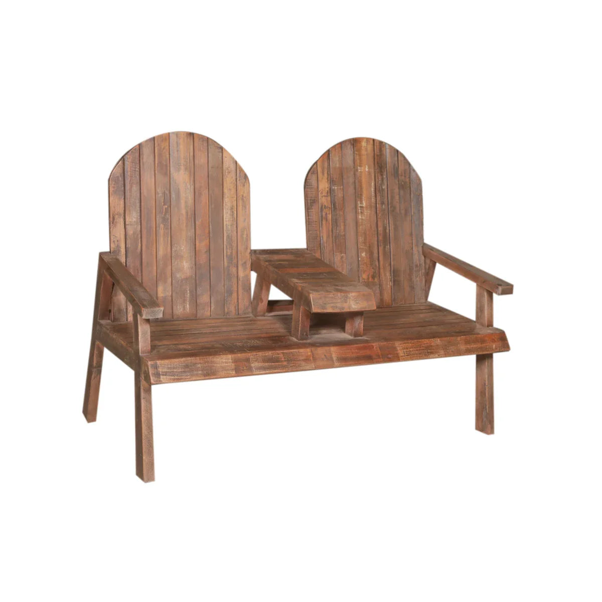 Banc en bois artisanal