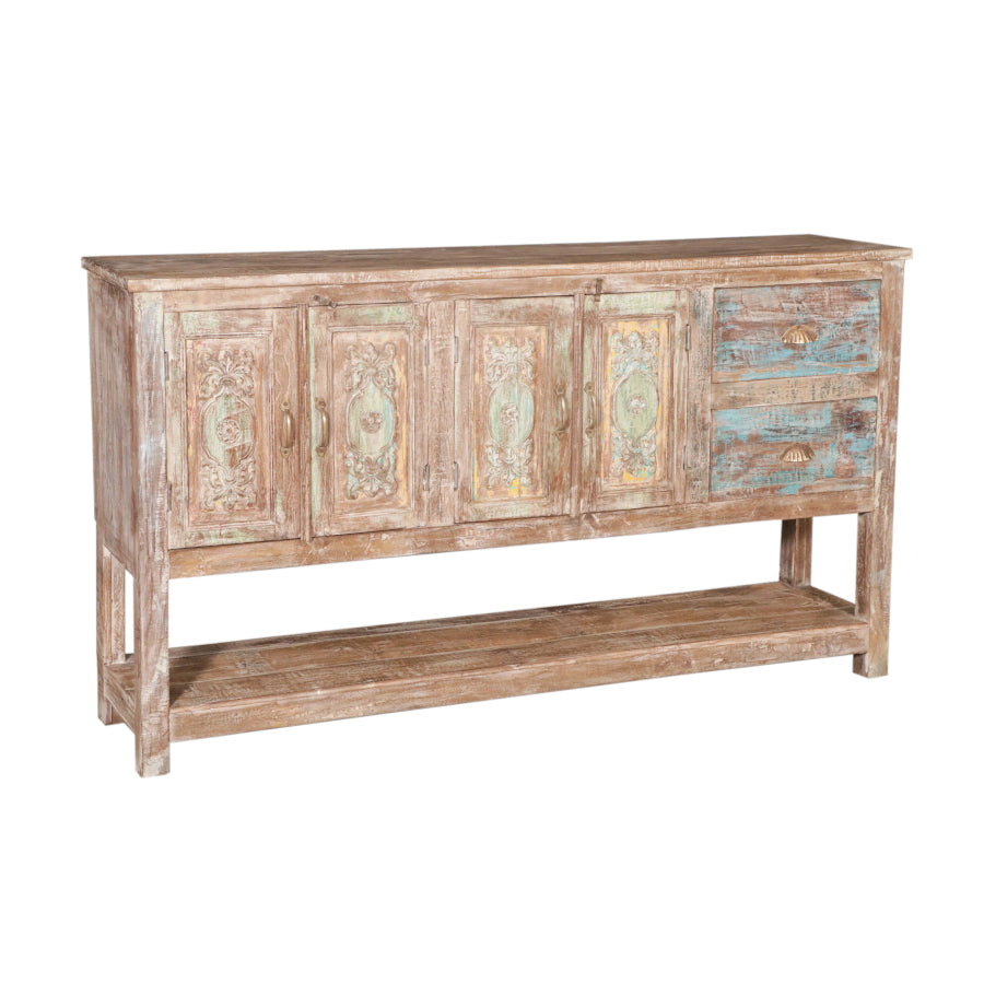 Buffet 4 portes sculpté à la main