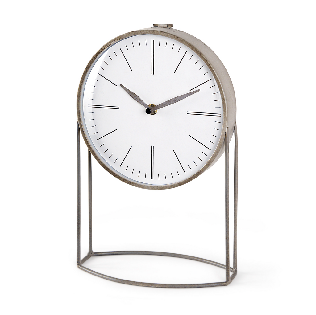 Horloge de table en métal Aurus