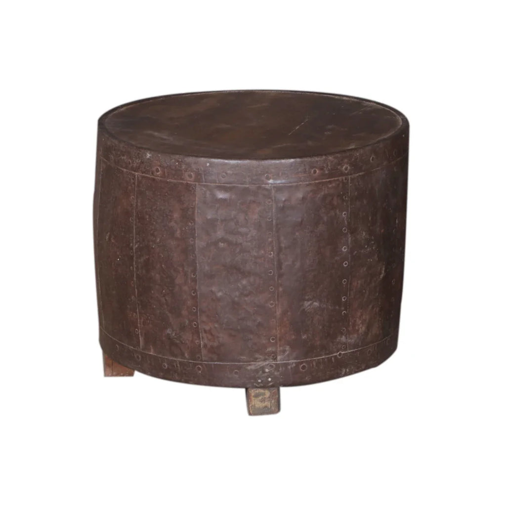 Table basse en fer fabriquée à la main