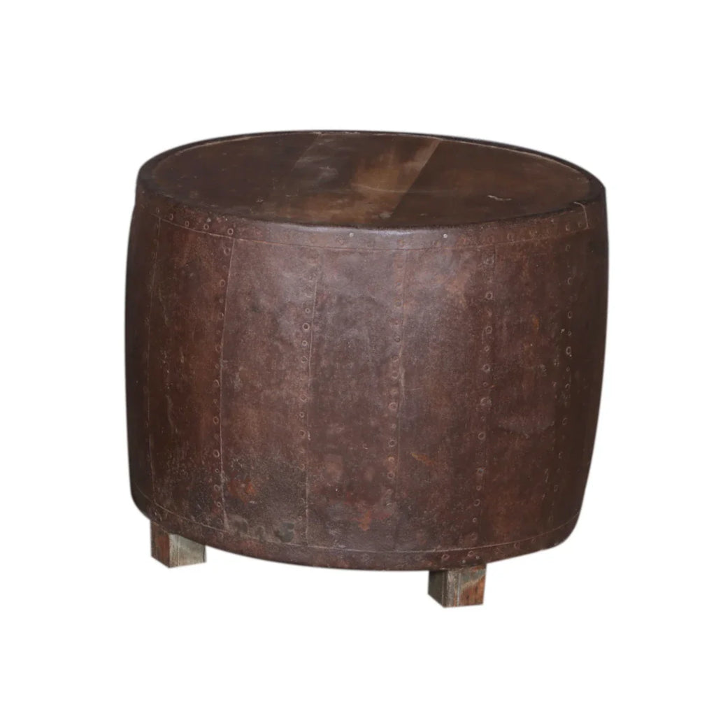 Table basse en fer fabriquée à la main