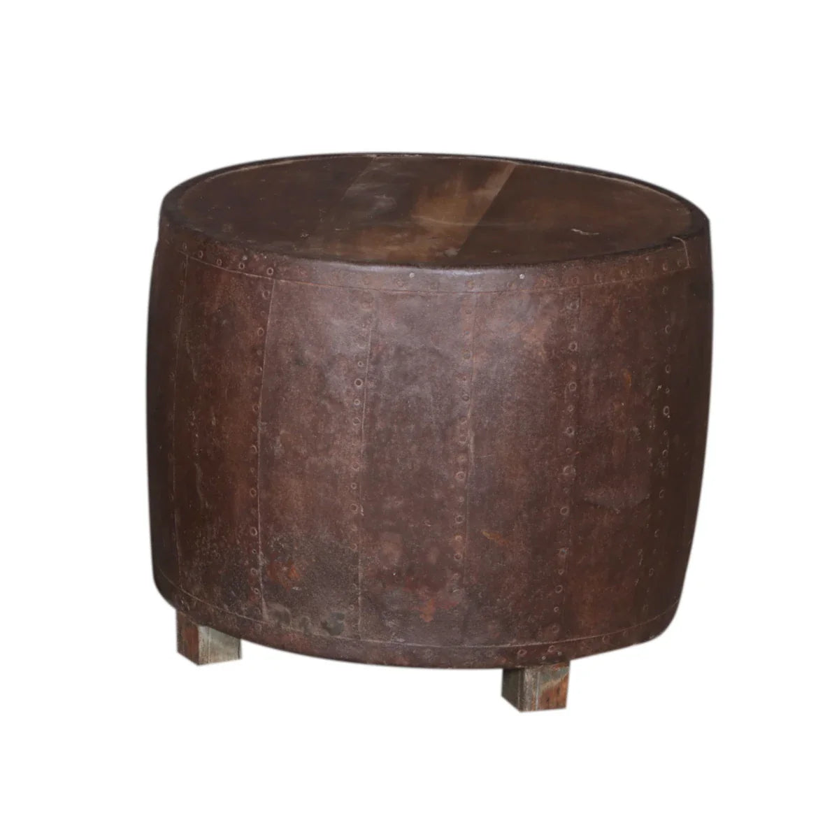 Table basse en fer fabriquée à la main