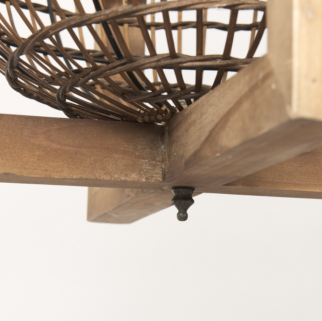 Suspension lanterne panier Kiley