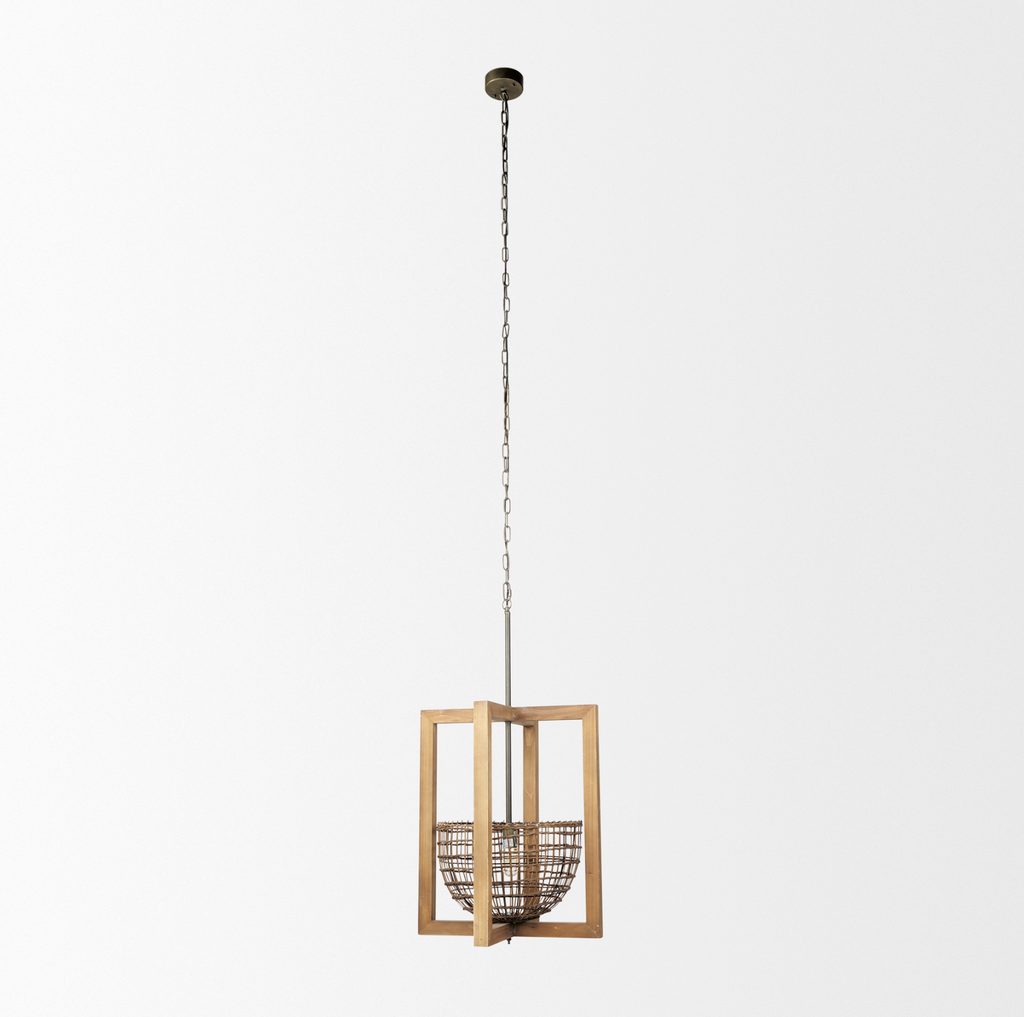 Suspension lanterne panier Kiley